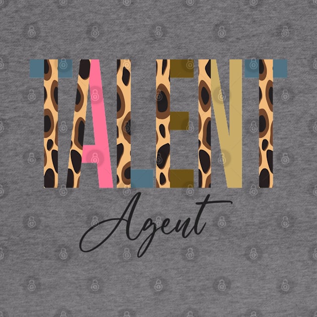 Talent Agent Leopard Shirt -  Talent Agent Leopard Print / Cheetah  Print Shirt by LillyDesigns